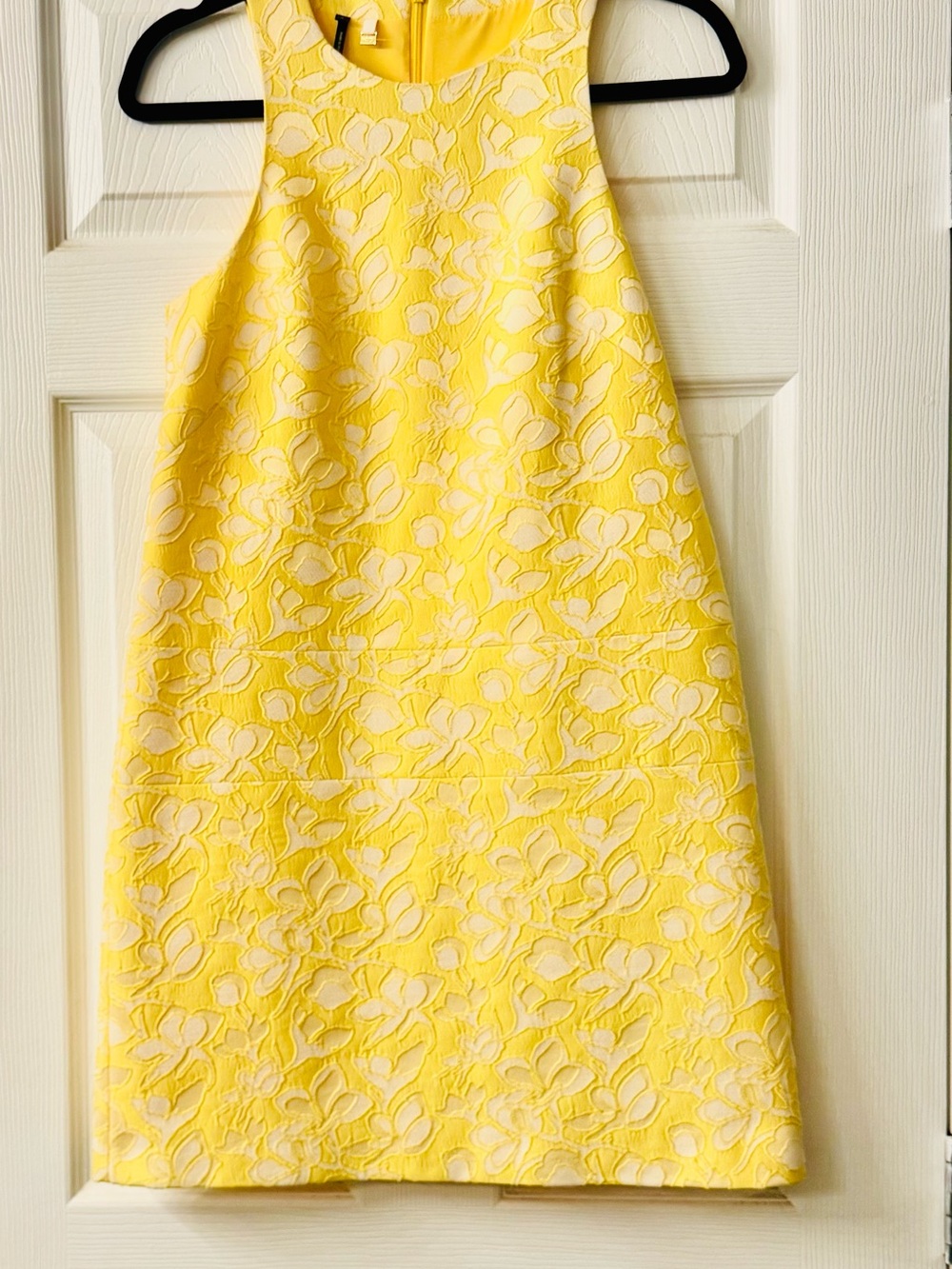 Anthropologie Yellow Ravinia Floral Mini Shift Dress - Picture 4 of 6